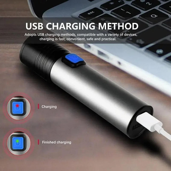 Kramano™ Latarka UV 395 nm z zoomem do wykrywania plam po zwierzętach