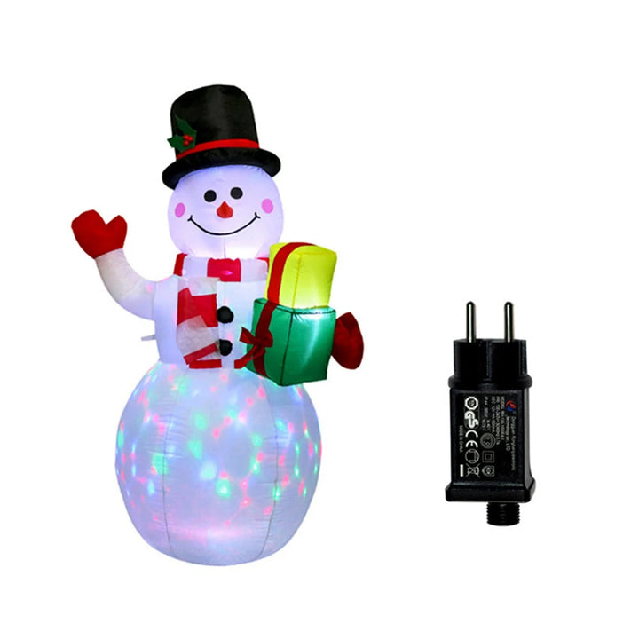 Kramano™ Dmuchana figura świąteczna z oświetleniem LED, 1,5 m