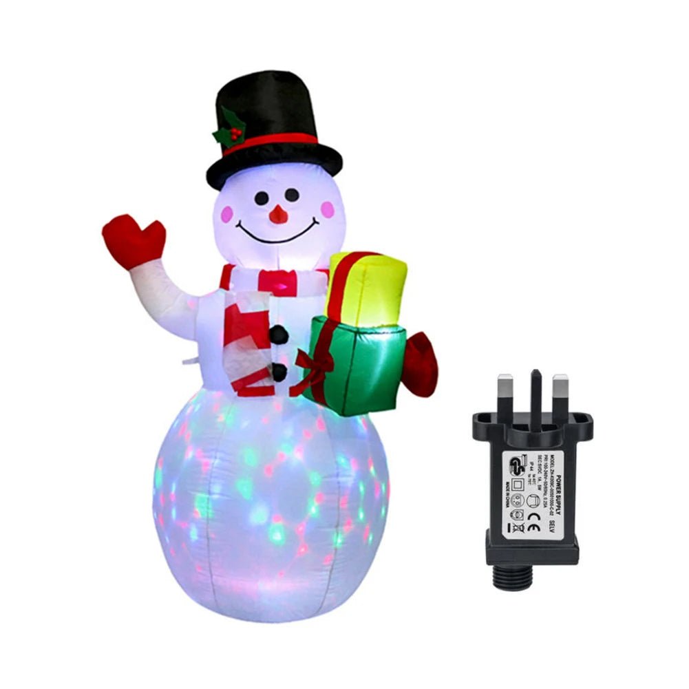 Kramano™ Dmuchana figura świąteczna z oświetleniem LED, 1,5 m