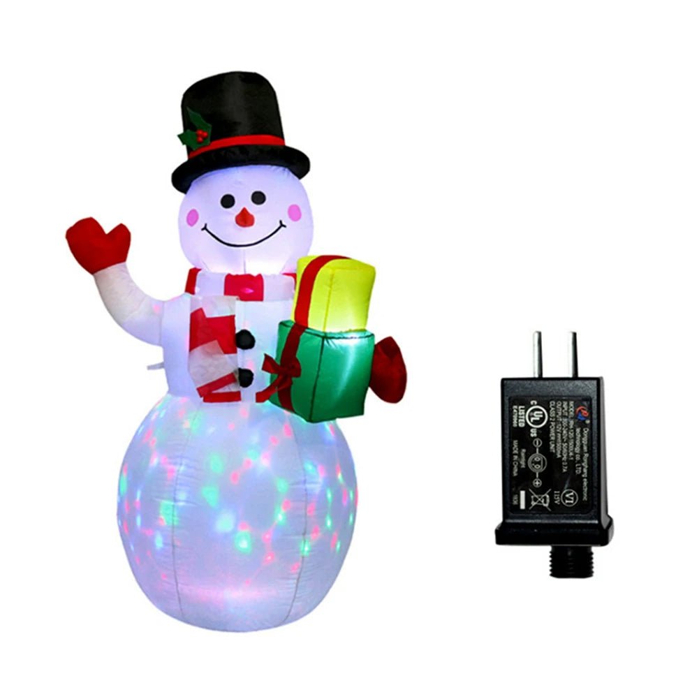 Kramano™ Dmuchana figura świąteczna z oświetleniem LED, 1,5 m