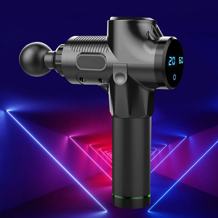 Kramano™ Pistolet do masażu z sześcioma końcówkami i ekranem LCD