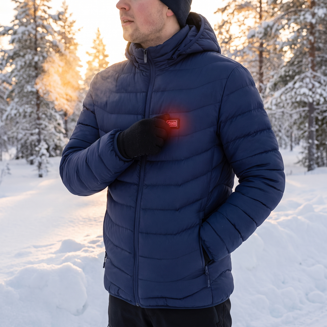 Kramano™ Kurtka podgrzewana unisex z 9 strefami i odpinanym kapturem