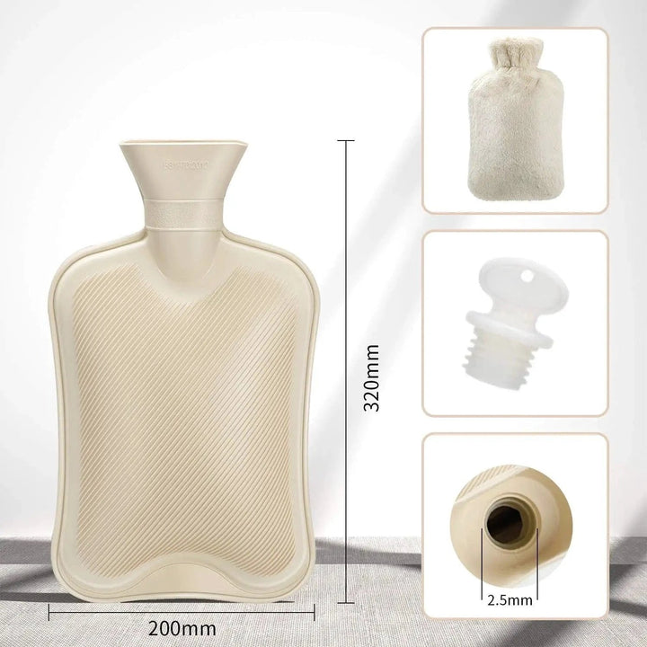 Kramano™ Termofor z odpinanym pluszowym pokrowcem