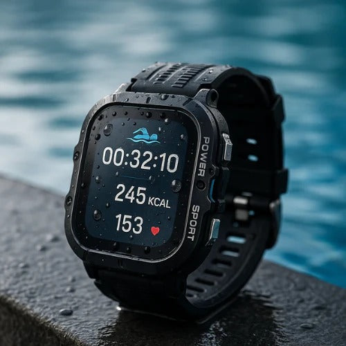 Kramano™ Wodoodporny smartwatch do pływania z monitorem aktywności