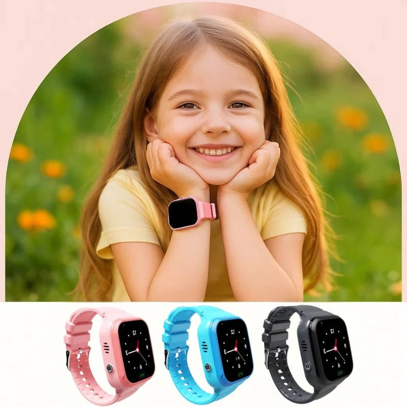 Smartwatch dla dzieci z GPS, przyciskiem SOS i rozmowami