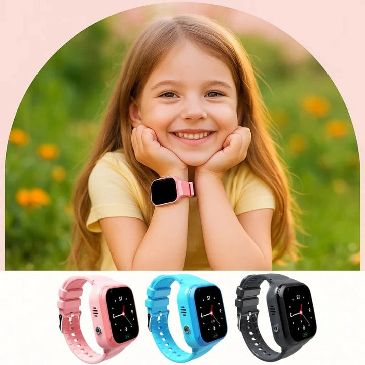Smartwatch dla dzieci z GPS, przyciskiem SOS i rozmowami