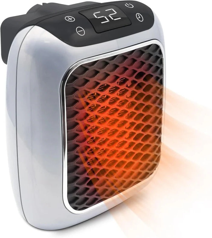 Kramano™ Ceramiczny grzejnik do gniazdka 800 W z wyświetlaczem LED