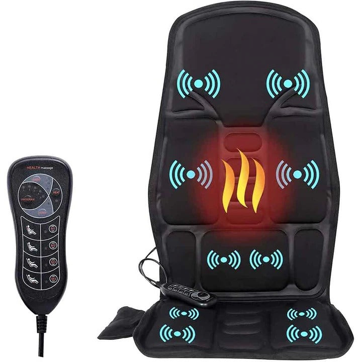 Kramano™ Mata masująca shiatsu na całe plecy z grzaniem i karkiem