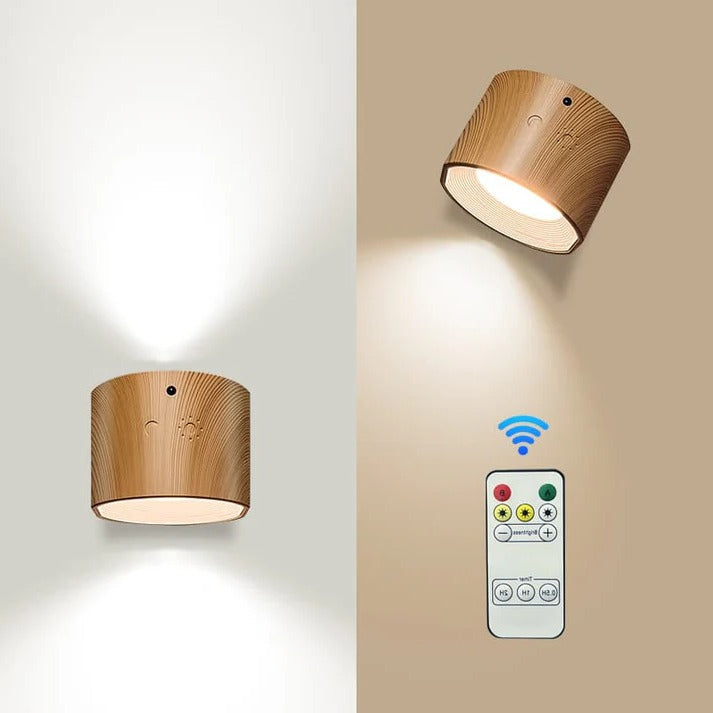 Akumulatorowa lampka ścienna LED z magnetycznym uchwytem 360°