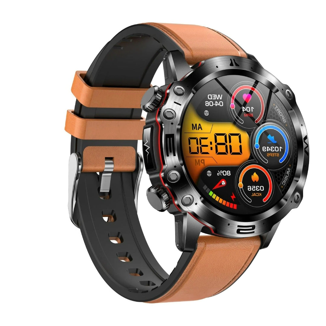 Kramano™ Smartwatch z rozmowami Bluetooth, krokomierzem i trybami sportowymi