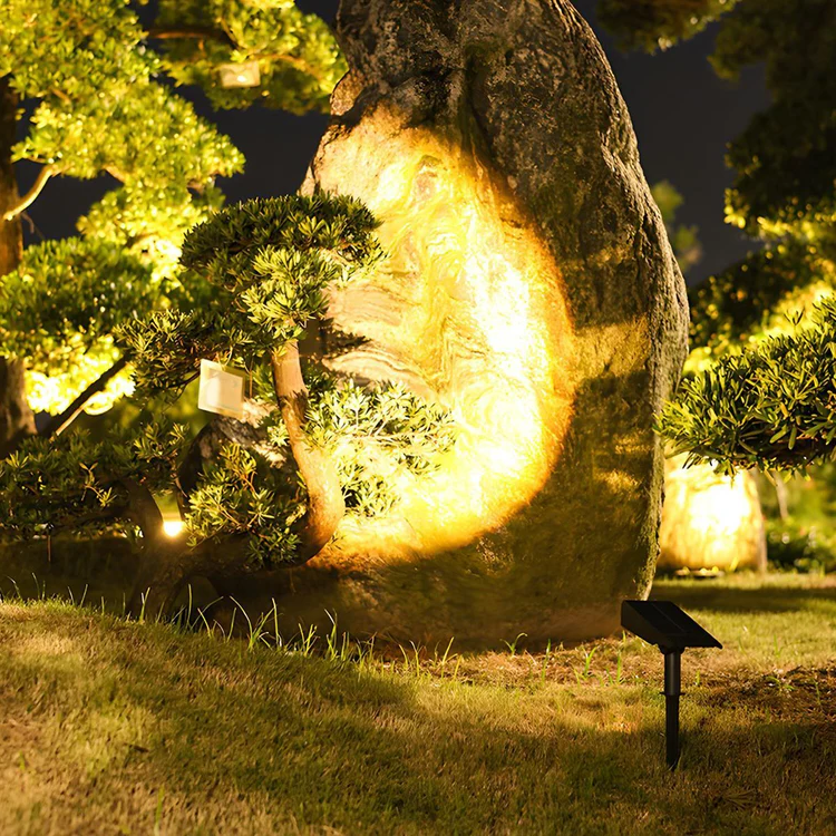 Kramano™ Solarny reflektor LED do ogrodu z zoomem i światłem RGB