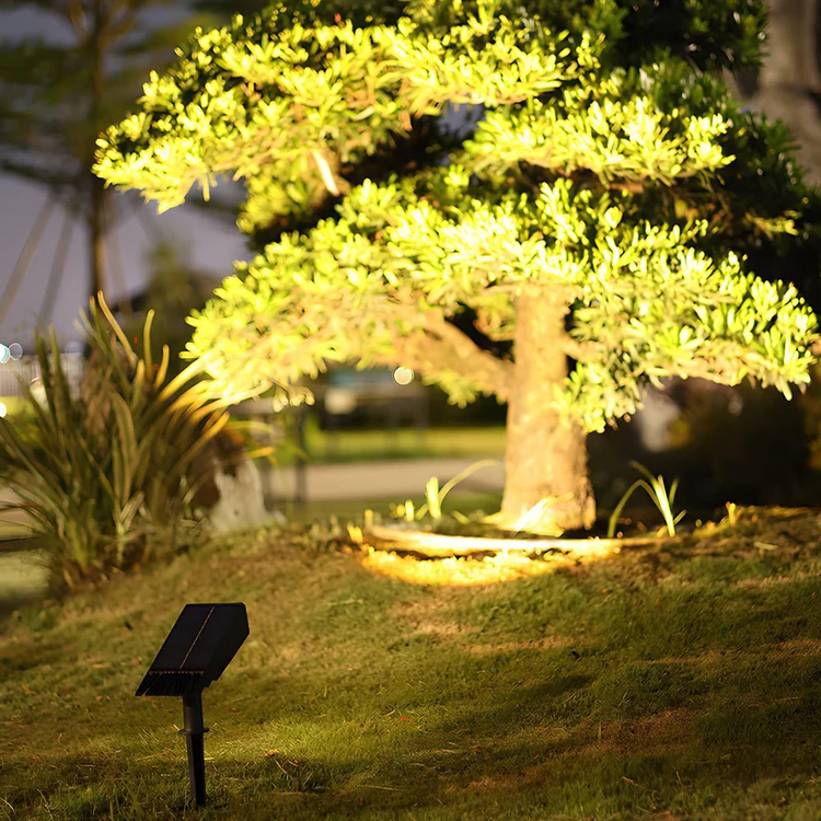 Kramano™ Solarny reflektor LED do ogrodu z zoomem i światłem RGB