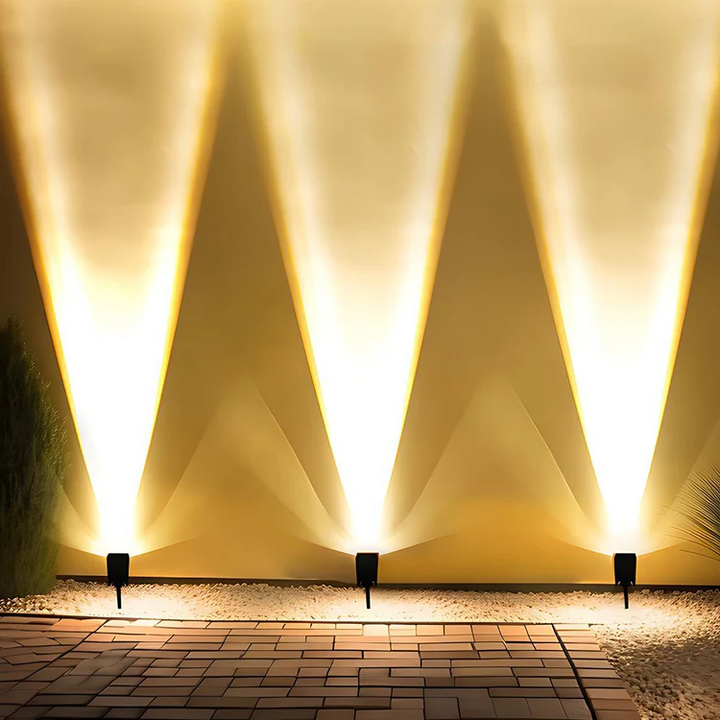 Kramano™ Solarny reflektor LED do ogrodu z zoomem i światłem RGB