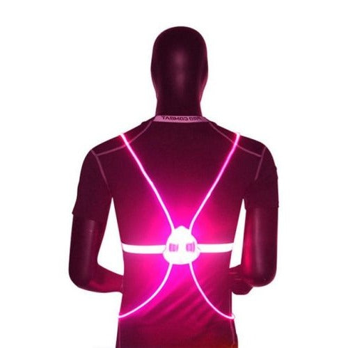Kramano™ Kamizelka odblaskowa LED z widocznością 360° i 3 trybami