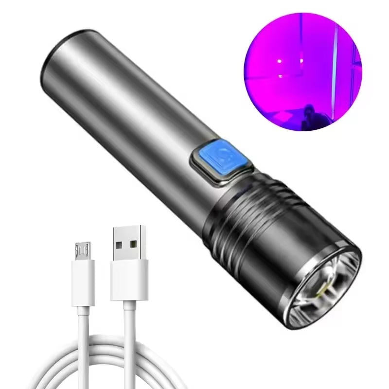 Kramano™ Latarka UV 395 nm z zoomem do wykrywania plam po zwierzętach