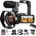 Kramano™ Kamera 4K do vlogowania z 48 MP, obracanym ekranem i Wi-Fi