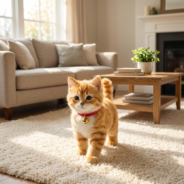 Kramano™ Chodzący i miauczący pluszowy kotek robot dla dzieci