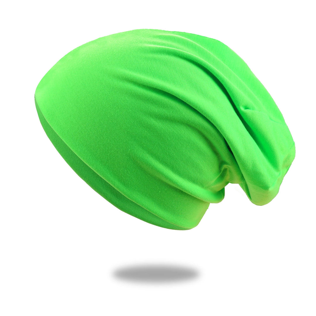 Miękka czapka beanie typu slouch, która nie traci kształtu