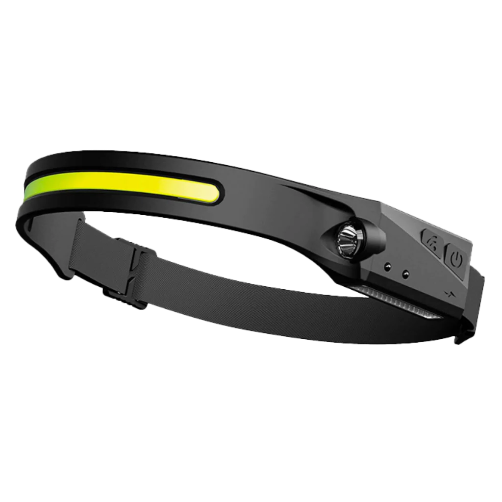 Kramano™ Latarka czołowa LED z czujnikiem ruchu, akumulator, 350 lm