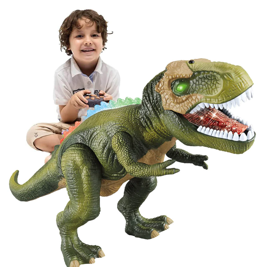 Kramano™ Zdalnie sterowany T-Rex, który chodzi, ryczy i świeci
