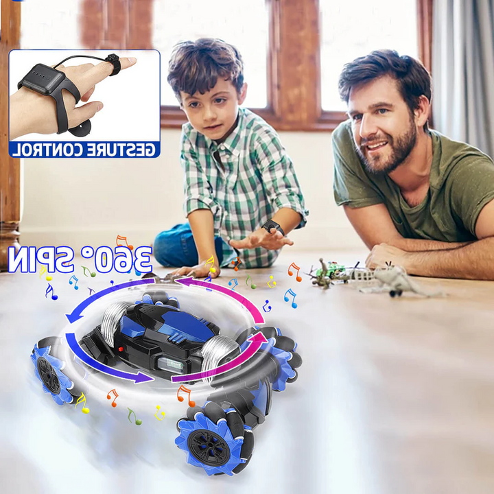 Kramano™ Samochód kaskaderski RC sterowany gestem i pilotem