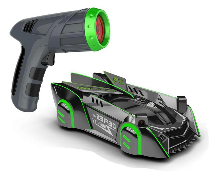Auto RC jeżdżące po ścianach i suficie ze sterowaniem laserem