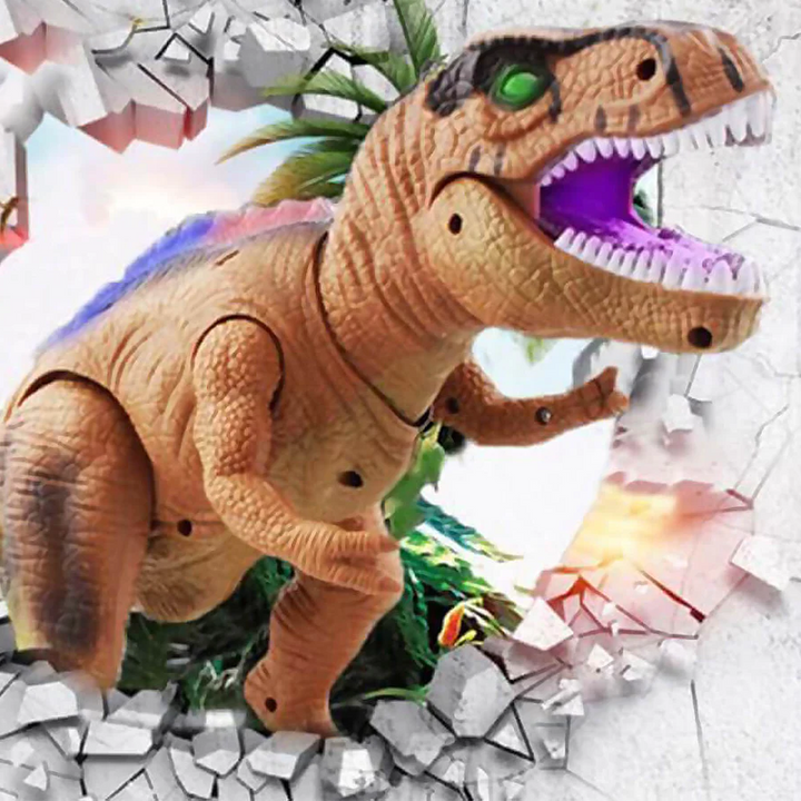 Kramano™ Zdalnie sterowany T-Rex, który chodzi, ryczy i świeci