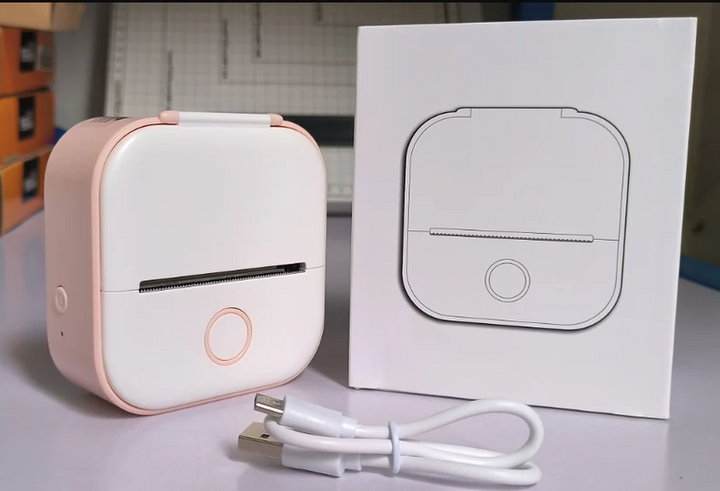 Kramano™ Mini drukarka termiczna Bluetooth do etykiet i zdjęć
