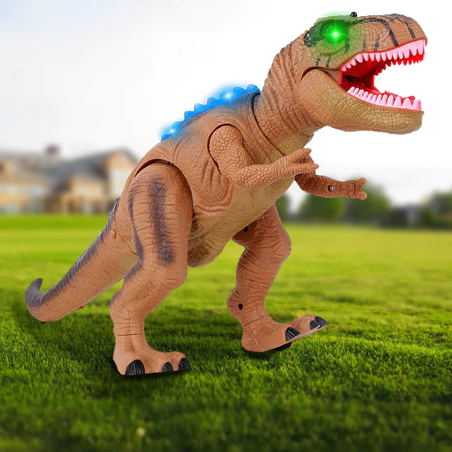 Kramano™ Zdalnie sterowany T-Rex, który chodzi, ryczy i świeci