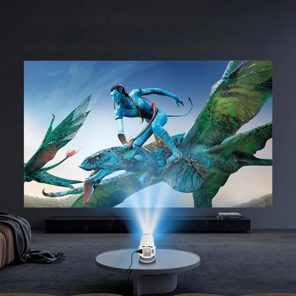 Kramano™ Inteligentny projektor 4K z obrotową podstawą 180° i Bluetooth