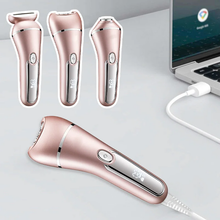 Wodoodporna golarka damska 3w1 ładowana przez USB