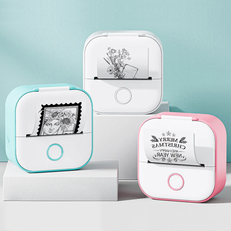 Kramano™ Mini drukarka termiczna Bluetooth do etykiet i zdjęć