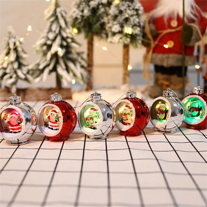 Kramano™ Świecąca bombka LED z figurką 3D w środku