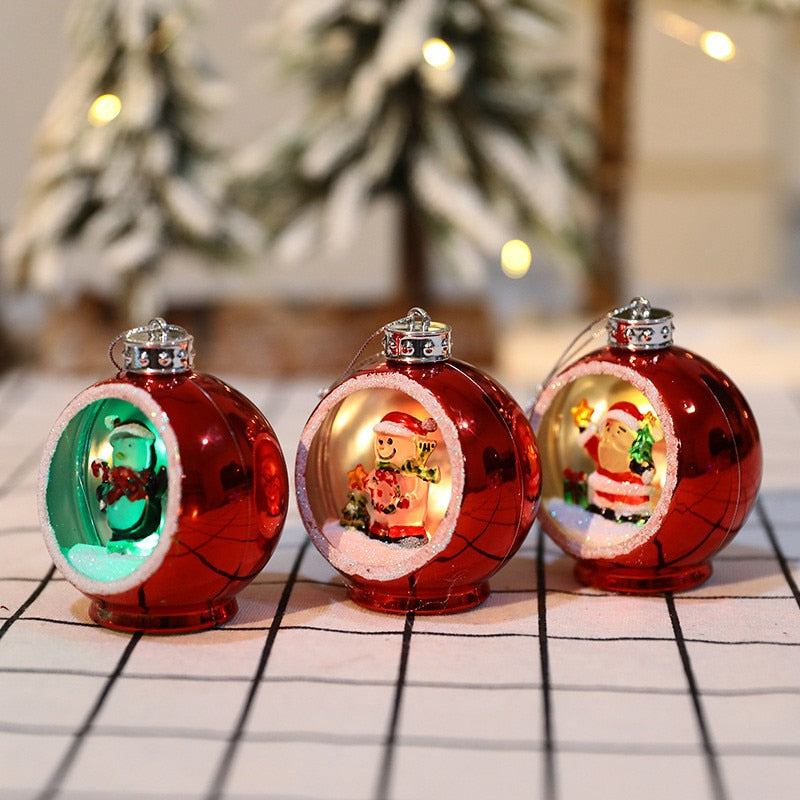 Kramano™ Świecąca bombka LED z figurką 3D w środku