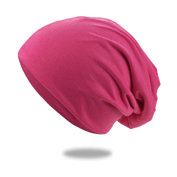 Miękka czapka beanie typu slouch, która nie traci kształtu