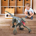 Kramano™ Zdalnie sterowany welociraptor, który chodzi i ryczy