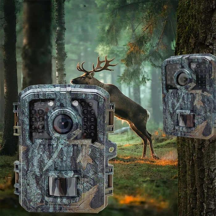 Kramano™ Mini fotopułapka 16MP z noktowizorem i czujnikiem ruchu